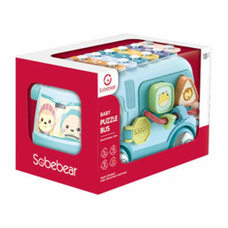 BABY Puzzle taxi bus - Blue